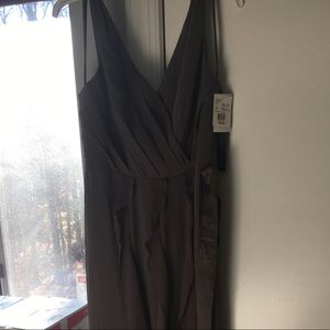 New Vera Wang grey formal/bridesmaids dress